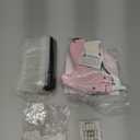 HOUSE DAY Stitchy Gun for Clothes, Fine Needle Stitch Gun Quick Clothing Fixer, Speedy Price Tagging Gun with 6 Fine Needles, 2200 Micro Thin Fasteners, 50 Buttons (Pink)