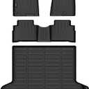 All-Weather Car Floor Mats & Cargo Liner Set Custom for Kia Sportage 2023 2024,TPE Rubber Trunk Floor Mat Interior Accessories - Black