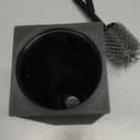 BVL Toilet Brush and Holder Set Black Freestanding for Bathroom