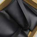 Dog Pee Pad Holder, Dog Potty Tray Silicone Puppy Pad Holder Tray Fits for 24" x 24" Training Pads, Puppy Potty Tray With 4 Clamps and No Spill Raised Lip High Edge for Indoor Floor Protection (Black)