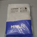 MIULEE Ivory Privacy Sheer Curtains That Let Light in 90 Inches Long Non-See-Through Semi Sheer Curtain Light Filtering Window Curtains Drapes for Living Room Bedroom 2 Panels Set