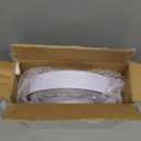 FLOWERCAT 60PCS Gold Plastic Plates - Heavy Duty White and Gold Plastic Plates Disposable for New Year Party/Wedding - Include 30PCS 10.25" Dinner Plates and 30PCS 7.5" Dessert Plates