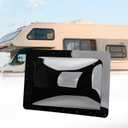 RVGUARD RV Skylight Replacement, 18" x 26" Outer Dimension Skylight Fits All Standard 14" x 22" Openings, RV Skylight for Camper Trailer Fifth Wheel Truck, UV Resistant, Impact Resistant, Black