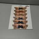 Mustaches Self Adhesive Fake Mustache Mix, Novelty, False Facial Hair Value Pack (6pcs.) (Ginger)