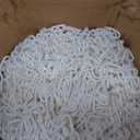 US Weight 2" x 500' SunSheild Plastic Safety Chain – White