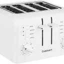 Cuisinart CPT-142P1 4-Slice Compact Plastic Toaster, White