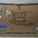 Baby Changing Station Wall Mounted,Commercial Baby Changing Station with Safety Strop,Foldable Wall Mounted Changing Table for Commercial Bathroom,Suitable for Commercial, Hotels & Airports