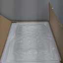 Leinuosen 7 Pcs Extra Large Buffet Risers Set 10" to 16" Rectangle Acrylic Display Box Catering Dessert Table Riser Food Display Decorative Stand with Hollow Bottom for Catering Supplies(White)