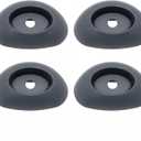 4 Pack Leg End Caps Footings Fit for Coleman Power Steel Swimming Pool Set Sold After 2022 18ft x 48" Only 4" L x 2 3/4" W x 1" H