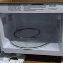 Emerson MW7302B Compact Countertop Microwave Oven with Touch Control, LED Display, 700W, 10 Power Levels, 6 Auto Menus, Glass Turntable and Child Safe Lock, 0.7 Cu., Ft. Black