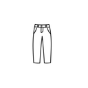 Women's Loose Pink Pants Fashion Casual Wide Leg Pants, Size M