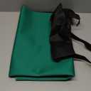 Mahjong Mat with 3 Dice, Anti Slip and Noise Reduction Table Cover for Mahjong, Poker, Card, Board & Tile Games (Green, 31.5 inches)