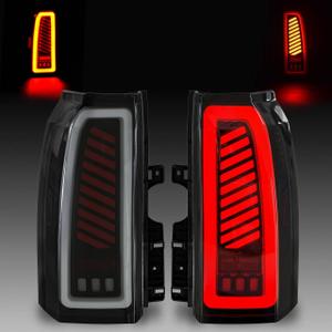 Sequential LED Tail Light for 2015-2020 GMC Yukon/Yukon XL, with Start-Up Animation, Dynamic Turn Signal, Unique Shape Running Lights Design,Brake,Reverse,Tail Lights assembly Replacement