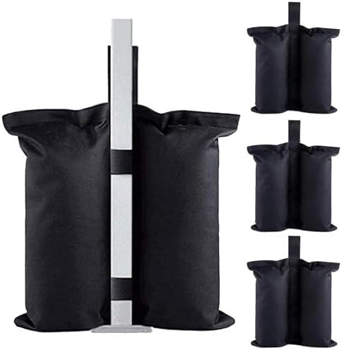 Pxyobto Canopy Weights Set of 4,Sand Bags for Canopy Tent, Heavy Duty Weight Bags Sandbag for Pop Up Canopy Tents, Gazebo Weights for Instant Outdoor Sun Shelter Canopy Legs(Without Sand)