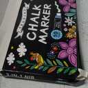 Window Chalk Markers for Glass Washable, 10 Colors Jumbo Liquid Chalk Marker with 10mm 3 in 1 Nib Thick Wide Tips, Big Chalkboard Markers, Car Paint Pen for Auto, Bistro, Mirror, Poster, Blackboards