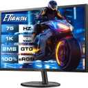 22" FHD 75Hz AMD FreeSync Monitor, sRGB 99%, HDMI, EyeCare for Game,Office | 75Hz FHD IPS LED Gaming Monitor, 2ms Response, AMD FreeSync, HDMI VGA VESA, sRGB 99%, Eye Care, PC Home Office Display Screen