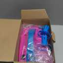 IDAODAN Electric Balloon Pump, Portable Electric Balloon Blower Machine Balloon Air Pump Dual Nozzle Rose Red 110V 600W Balloon Inflator for Party Decorations