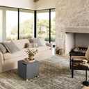 Loloi Amber Lewis Morgan Collection MOG-02 Navy/Sand 11'-6" x 14'-6" 38" Thick Area Rug feat. CloudPile, Neutral, Room Dcor, Vintage Inspired, Livingroom, Bedroom, Dining Area