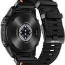 Bandletic Compatible with Garmin Instinct 2 Watch Band - 22mm Quick Fit Rugged Nylon Replacement Band for Fenix 8 E 47mm/7 6 Pro/5 Plus/Instinct 3 E 45mm/Forerunner 970 965/Approach S70 S62/Epix Pro (Black)