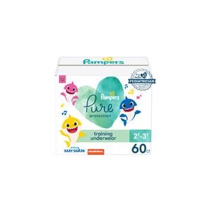 Pampers Pure Pants 4T5T 80 Training Underwear (2 x 40 Count with Sensitive Water Based Baby Wipes)
