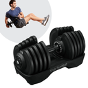 LifePro - Single Adjustable Dumbbell - 4lb to 90lb Weight Switch, Transform Your Workout, Compact Design for Home Gym - Diverse Weight Plates Selection, Essential Fitness Equipment