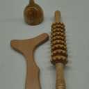 3-in-1 Wood Therapy Massage Tools Lymphatic Drainage Massager Wooden Massager for Maderoterapia,Anti-Cellulite, Body Sculpting & Contouring