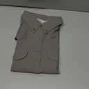 Womens UPF 50 Long Sleeve Sun Shirt Safari Hiking Fishing Quick DIY UV Protection Button Up Travel Shirt for Gardening M