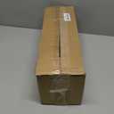 Delamu Over the Door Pantry Organizer, 6-Tier Metal Pantry Door Organization and Storage, Hanging Kitchen Basket Spice Rack Seasoning Shelves, Cabinet Door Organizer for Easy Install, D5xW18xH50 Inch (Black)