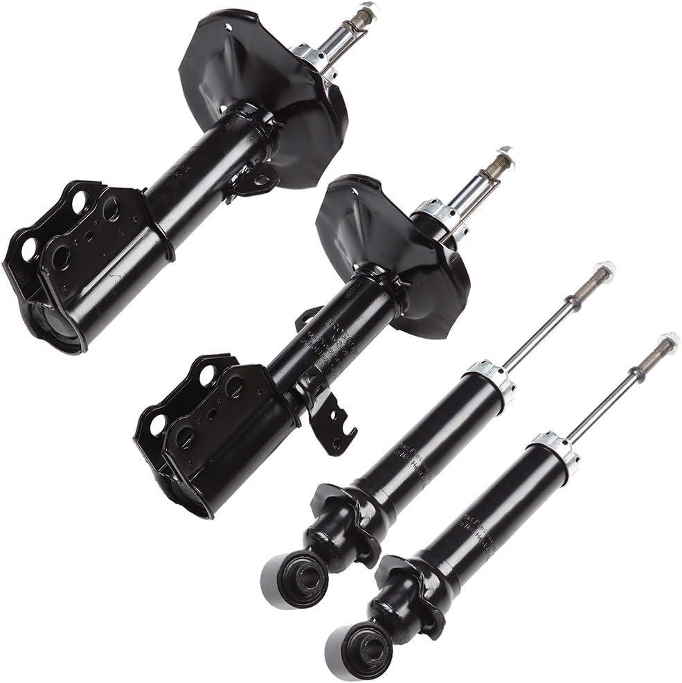 SCITOO 4Pcs Front Rear Shock Absorbers Shocks Struts for 2003-2008 for Pontiac Vibe,2003-2008 for Toyota Matrix 344613 235704 235703