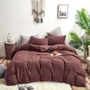 Houseri Brick Red Comforter Set California King Brick Color Bedding Women Plum Purple Cal King Comforter Solid Color Dark Fuchsia Vintage Cal King Size Comforter Sets Brown Red Bedding Sets Cali King