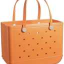 Fazhesici Beach Waterproof Travel Tote Bag Washable Open Tote Bag for Beach Boat Pool Work
