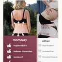 Momcozy Belly Bands for Pregnant Women, One-Piece & Portable Pregnancy Belly Band with Ergonest Back Support & Breathable Fabric Adjustable Maternity Belt for Small/Round/High-Carrying Belly