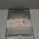 JMJ Premium 316 Stainless Steel Cutting Board for Kitchen Extra Large 16.9" x 11.8" Best Non-Toxic Chopping Board for Meat Food-Grade Metal & Eco-Friendly Wheat Straw Dual-Sided Healthy Kitchen Essential