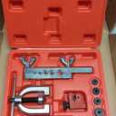 25 ft 3/16 Copper Coated Brake Line Kit 16 Brake Line Fittings and 4 Unions Brake Line Fittings Double & Single Flaring Tool Kit