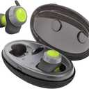 Helix True Wireless Ultra Sport Earbuds, 5.0 Bluetooth Earphones, HD Audio, SecureLock Fit, IPX4 Waterproof, Auto-Pairing, Workout, Sport (Water/Sweat Resistant)
