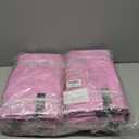 12 Pack Extra Large Moving Bags, Heavy Duty Packing Bags with Zippers and Handles for Space Saving, Clothes Storage, College Essentials, Travel, Pink