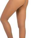 KBVOT Fleece Lined Tights Women Sheer Warm Pantyhose Leggings Fake Translucent Thermal Winter Thick Tights for Dresses, Medium