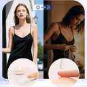 Niidor Transparent Nipple Covers For Women Seamless Silicone Pasties Nipple Covers Reusable 2025 Upgraded Breast Petals (Small)