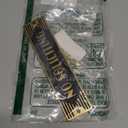 Brass No Soliciting Sign 6.5" for Home/Office, Brushed Matte Brass Finish, Hidden Screws and Nanotape Adhesive, Classic Design for Front Door, House, Business, Wall Decor, Doorbells - Rectangle