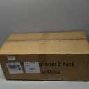 24" Faux Boxwood Plants Outdoor, Artificial Topiary Ball Trees Set of 2, UV Resistant Fake Potted Evergreen Realistic Greenery Bushes Shrubs for Outside Front Porch Planter Patio Indoor Decor 2ft Tall