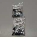 2 x 10 Sets Fender Liner Clips Splash Shield Screw Nut Kit Compatible with Honda Acura BMW 90308-SB2-013 90114-SE0-000 (Black)