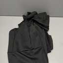 YMDUCH Women's Sexy Sleeveless One Shoulder Ruffle High Split Party Evening Long Formal Dress Black M