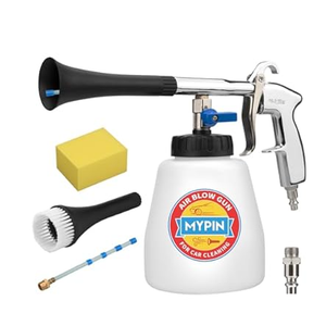 Aluminium Car Cleaning Gun Set with Tapered Nozzle, 6-9.2Bar High Pressure Air Blow Gun with 2 Set Nozzle, Pressure Air Blower Blow Gun Producing Powerful Blast of Air for Cleaning Cars, Velvet, etc