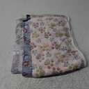 1 Pack 3 Blankets Super Soft Fluffy Premium Fleece Pet Blanket Flannel Paw Printed Throw for Dog Puppy Cat (Medium 30x20'', Beige, Grey, Navy)