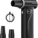 WINGDA Electric Air Duster Rechargeable,110,000 RPM Compressed Air Duster with 100-Speed,Cordless Air Duster for Cleaning PC, Keyboard,Car,Computer Duster Kit,Air Gun Blower for Home & Outdoor Use