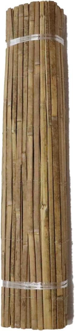 Bamboo Slat Fence 5ft x 14ft, Natural Split Fencing, Bamboo Privacy Fence Screen 5 Feet High, Privacy Fence for Garden, Divider, Balcony, Pool Side