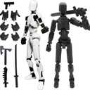 T13 Action Figure,Robot Action Figure,T13 Action Figure 3D Printed Multi-Jointed Movable,13 Action Figure Dummy,Decorations for Action Figures