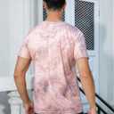 uideazone Mens Short Sleeve T-Shirt Casual 3D Creative Print Crewneck Graphic Tees (XXL)