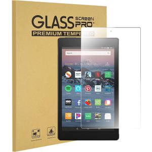 Tempered Glass Screen Protector for Amazon Fire 7 Inch Tablet (5th Generation 2015 Release),[No Waves] [No Bubble] [Reduce Fingerprint] [Anti Scratch] [0.15mm]