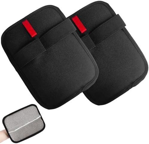 Set of 2 Pack, 2Pcs Pet Hair Removal Glove, Electrostatic Pet Hair Removal Gloves, Reusable Cat & Dog Fur Remover for Furniture, Bedding, Clothes, Car Seats, Multi-Functional Grooming and Pet Hair Removal Tool